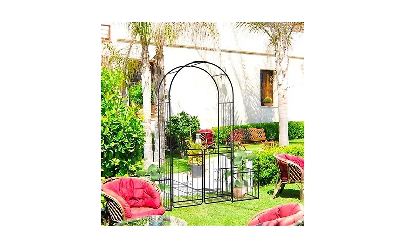 Garden Arch – Decorative Archway for Garden, Pathway, or Outdoor Landscaping Enhancements