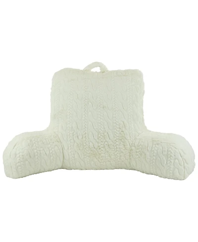 Arlee Home Fashions Sutton Place Foster Faux-Fur Backrest Pillow, 33" x 18"