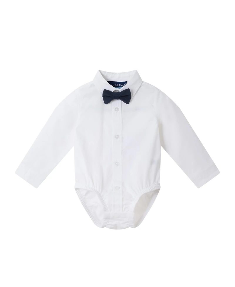 Andy & Evan Baby Boys Blue Seersucker Buttondown and Vest Set
