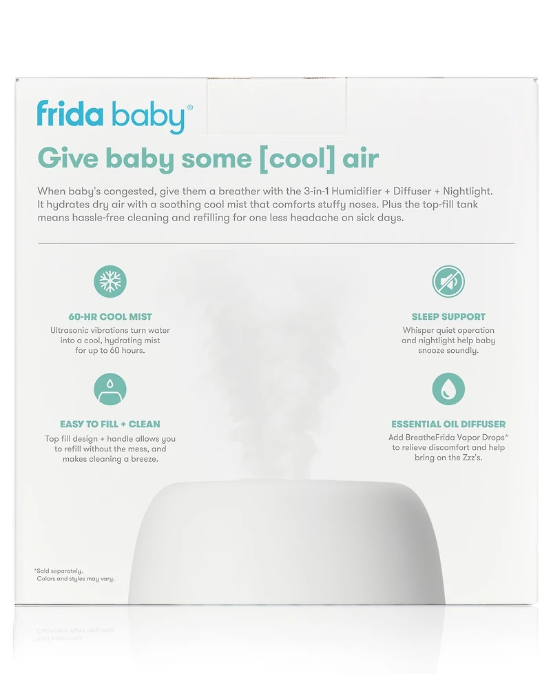 Frida Baby 3-in-1 Humidifier with Diffuser and Nightlight by Frida Baby