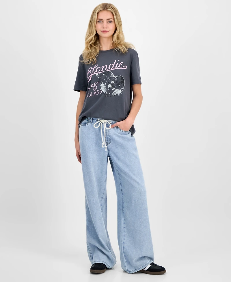 Love Tribe Juniors' Blondie Graphic-Print T-Shirt