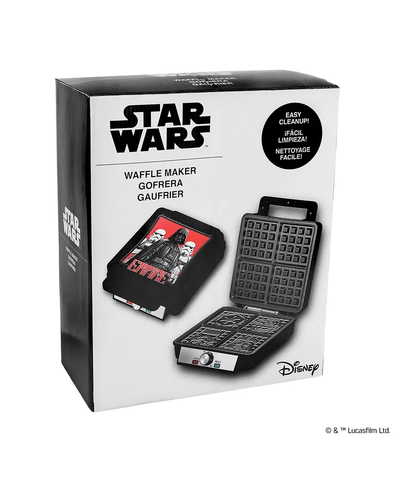 Uncanny Brands Star Wars Darth Vader Storm Trooper Deluxe Waffler