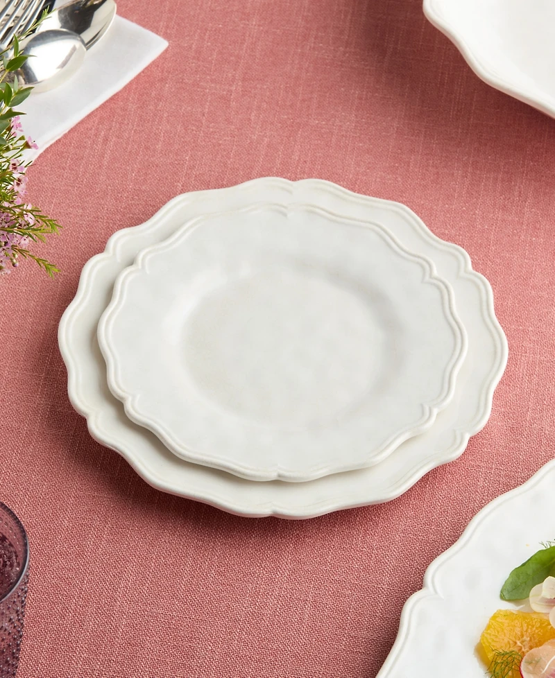 Certified International Isabella Crackle Melamine 4-Pc. Salad Plates, Service For 4