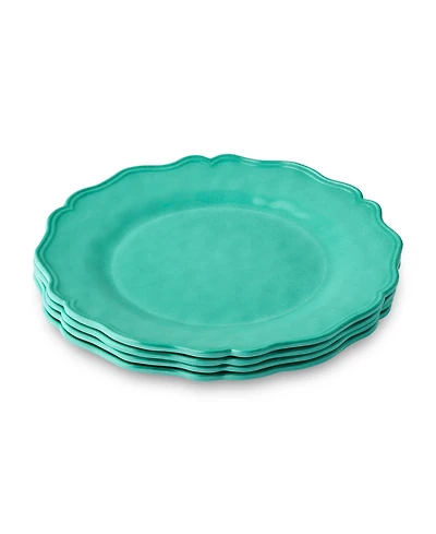 Certified International Isabella Crackle Melamine 4-Pc. Dinner Plates, Service For 4