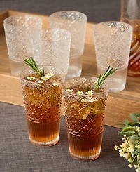 Certified International Victoria Acrylic Ice Tea Glasses
