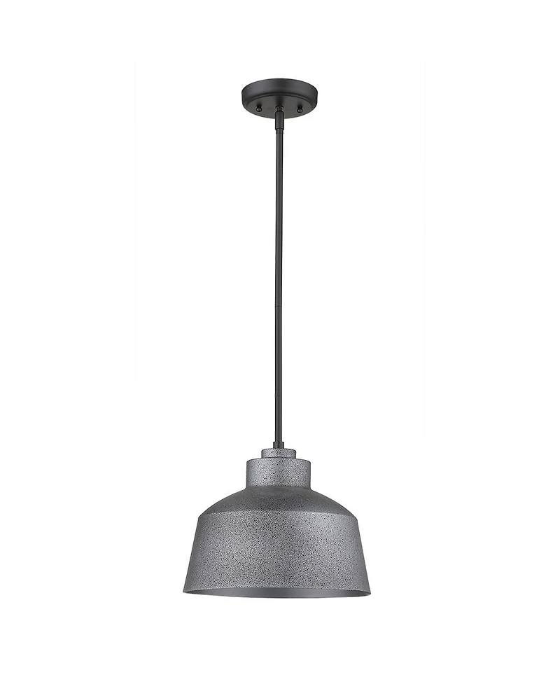 Barnes 1-Light Gray Convertible Pendant