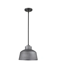 Barnes 1-Light Gray Convertible Pendant