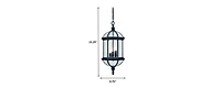 Three-Light Eastern Lantern Hanging Light – Elegant Pendant for Any Space