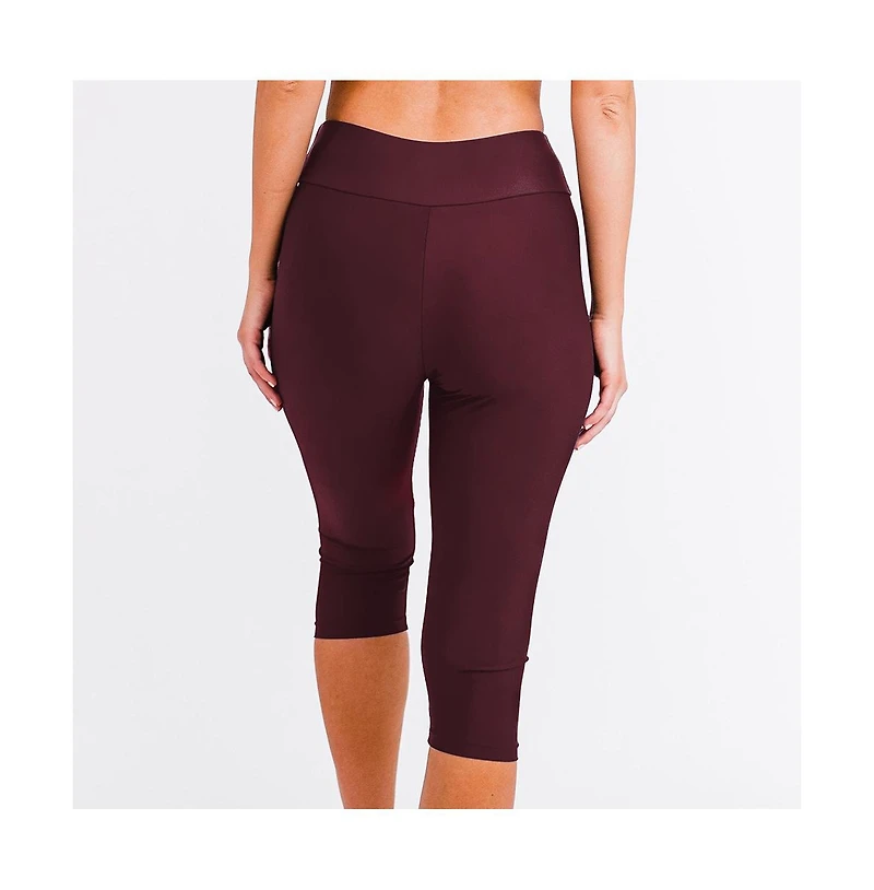 Calypsa Women's Capri Swim Leggings