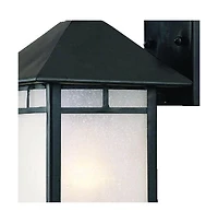 Petite Frosted Glass Lantern Wall Light – Timeless Lighting for Exterior Spaces