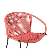 Set of Two Metal Dining Chairs – Outdoor Seating for Deck, Porch & Garden