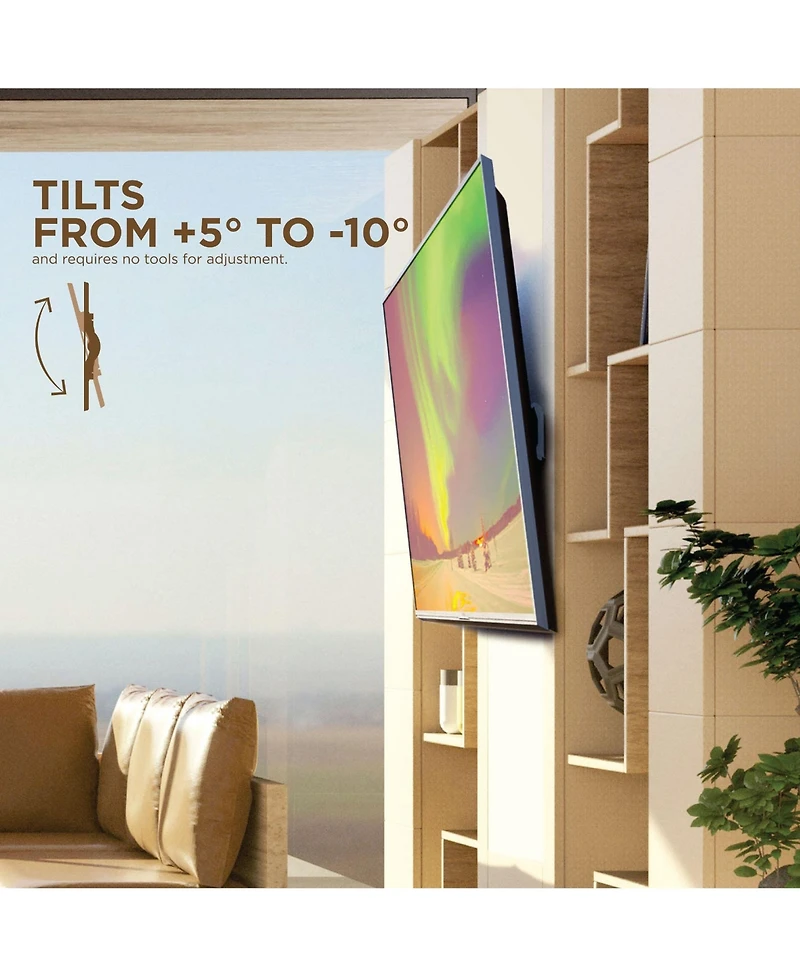 ProMounts Premium Tilt / Tilting Tv Wall Mount For 60" to 110" TVs Up to 165lbs