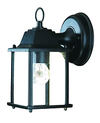 Hanging Glass Lantern Wall Light for Porch and Entryway Decor