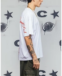 Carre Men's Side Script Oversized T-Shirt