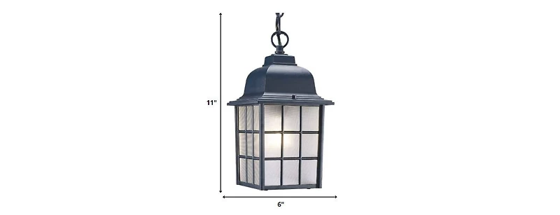 Window Pane Lantern Pendant Light – Decorative Lighting for Indoor & Outdoor Use