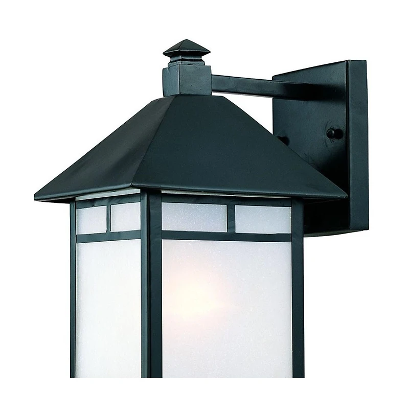 Frosted Glass Lantern Wall Light – Stylish Fixture for Garden & Yard