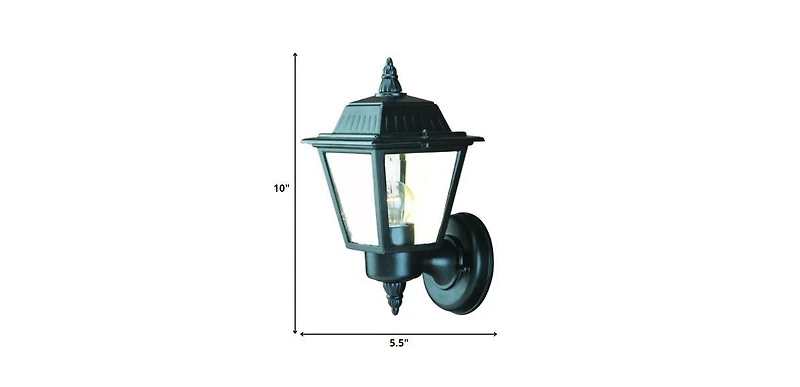 White Cast Aluminum Outdoor Wall Light