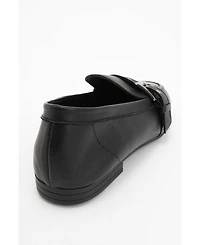 Jade Leather Flat Loafers (Women)