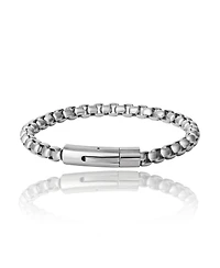 Lucky Brand Men's Silver-Tone Box Chain Bracelet