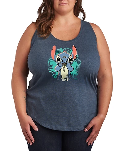 Hybrid Apparel Plus Lilo Stitch Graphic Tank Top