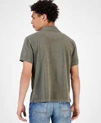 Sun + Stone Men's Faded Short Sleeve Polo Shirt, Exclusively at Macy's