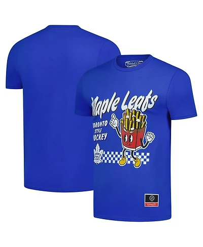 Mitchell & Ness Men's Blue Toronto Maple Leaf's Local Food T-Shirt