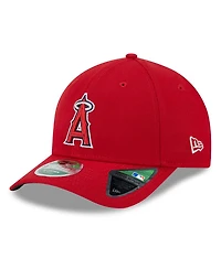 New Era Men's Red Los Angeles Angels Player Replica 9FORTY Adjustable Hat