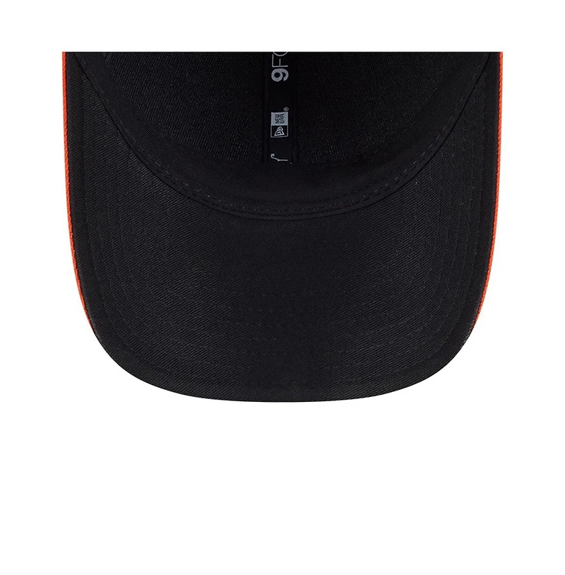 New Era Men's Black/Orange San Francisco Giants Player Replica 9FORTY Adjustable Hat