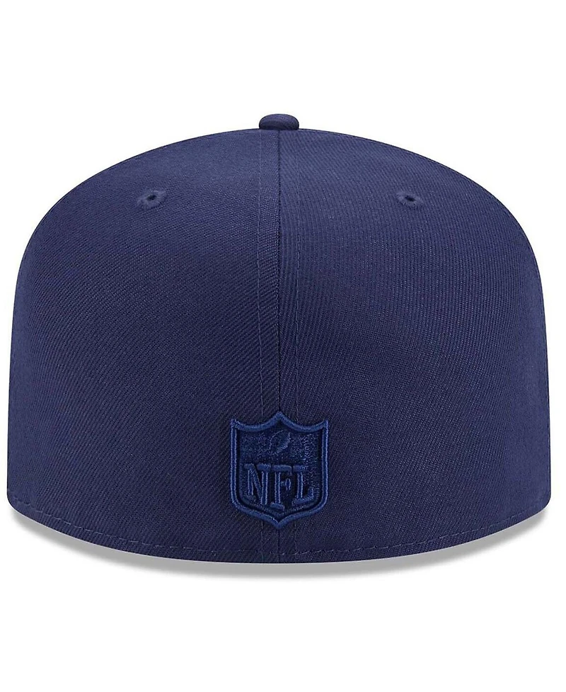 New Era Men's Navy Dallas Cowboys Color Pack A-Frame 59FIFTY Fitted Hat