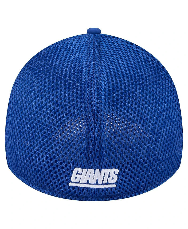 New Era Men's Royal New York Giants Game Day Linear 39THIRTY Flex Hat