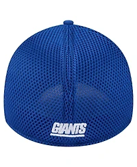 New Era Men's Royal New York Giants Game Day Linear 39THIRTY Flex Hat