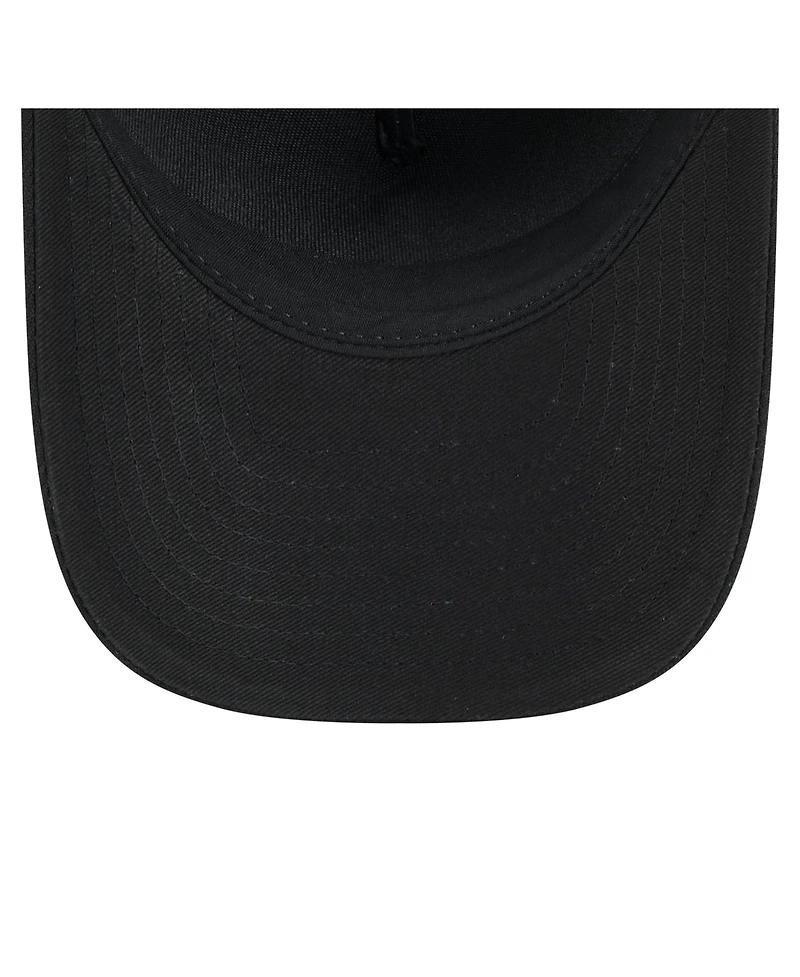 New Era Men's Black Los Angeles Lakers Game Day Flag A-Frame 9FORTY Adjustable Hat