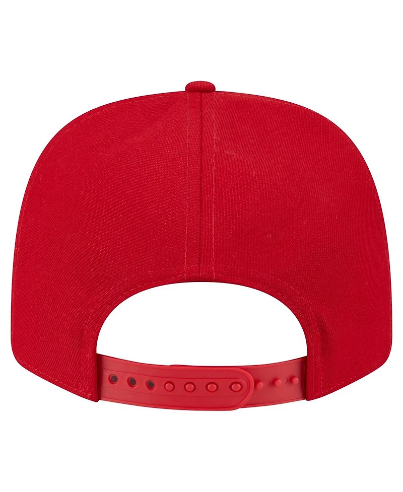 New Era Men's Red Los Angeles Angels Multi-Rope 9SEVENTY Stretch-Snap Hat