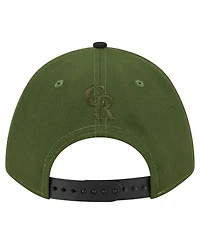 New Era Men's Dark Green Colorado Rockies City Feature 9FORTY A-Frame Adjustable Hat