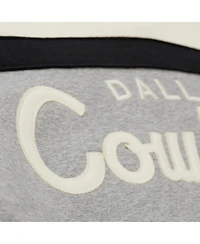 Mitchell & Ness Men's Cream/Gray Dallas Cowboys Head Coach Vintage Logo Pullover Hoodie
