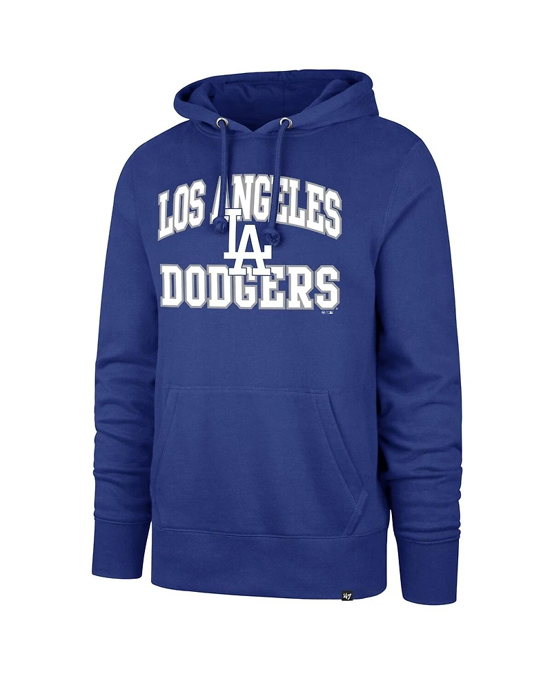 '47 Brand Men's Royal Los Angeles Dodgers Velocity Headline Pullover Hoodie