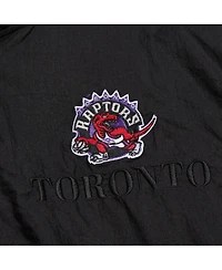 Mitchell & Ness Men's and Women's Black Toronto Raptors Hardwood Classics Team Og 3.0 Anorak Half-Zip Windbreaker Jacket