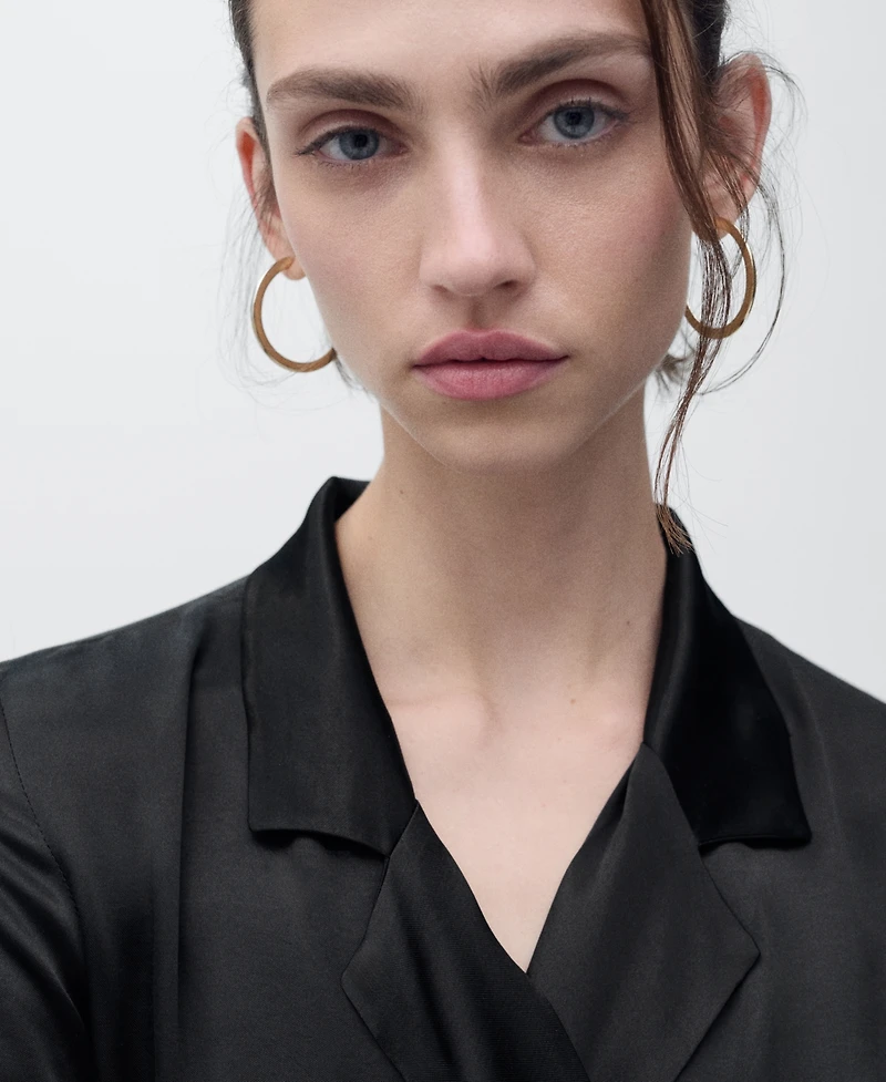 Mango Women's Wrap Midi Dress