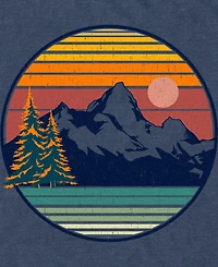 Design By Humans Men's Mountain View Short Sleeve T-Shirt