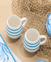 Certified International Dockside 4-Pc. Mugs, Service For 4