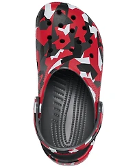 Crocs Big Kids Classic Geo Camo Clogs from Finish Line