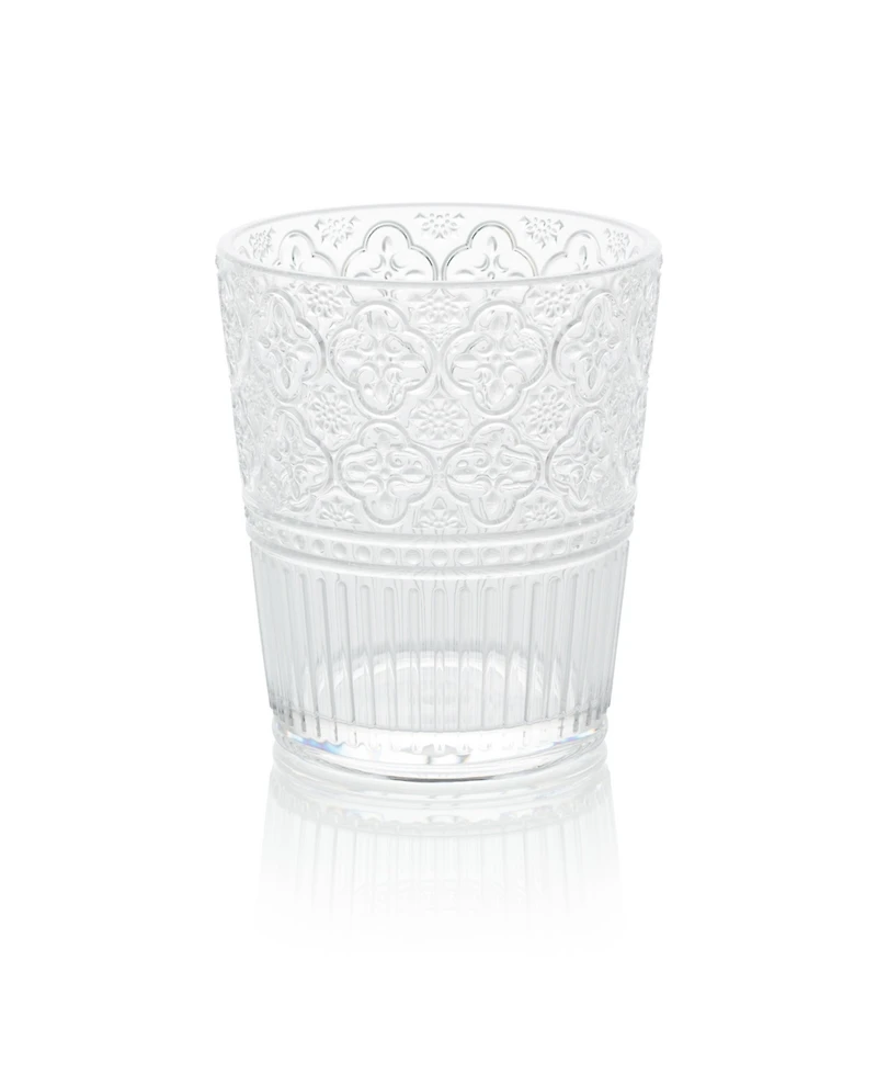 Certified International Victoria Acrylic Double Old Fashioned Glasses