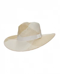 Lauren Ralph Lauren Plaid Weave Fedora Hat