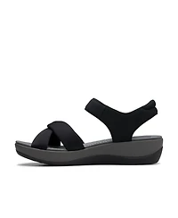 Clarks Women's Arla Daisy Slip On Flat Sandals