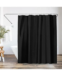 Americanflat 71x74 Solid Shower Curtain - Water Resistant