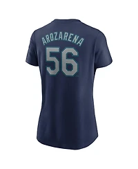 Nike Women's Randy Arozarena Navy Seattle Mariners Fuse Name Number T-Shirt