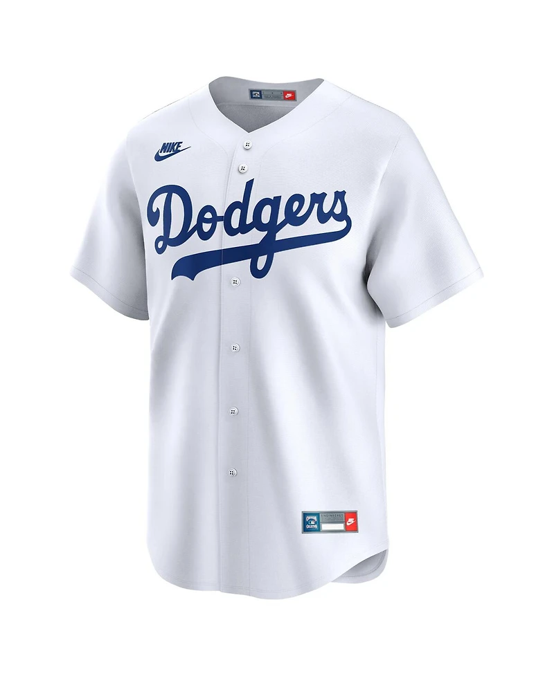 Nike Men's Jackie Robinson White Brooklyn Dodgers Throwback Cooperstown Collection Limited Jersey