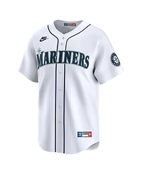 Nike Men's Ken Griffey Jr. White Seattle Mariners Throwback Cooperstown Collection Limited Jersey