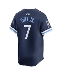 Nike Men's Bobby Witt Jr. Navy Kansas City Royals Connect Limited Jersey