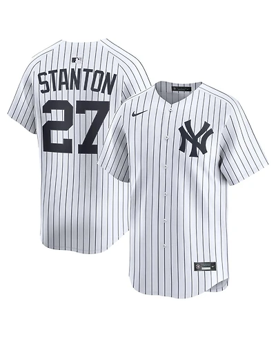 Nike Men's Giancarlo Stanton White New York Yankees Home Limited Player Jersey